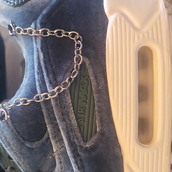 Nike Blue Velvet Air Max Sneakers WO's 7  LNC - Picture 6 of 10